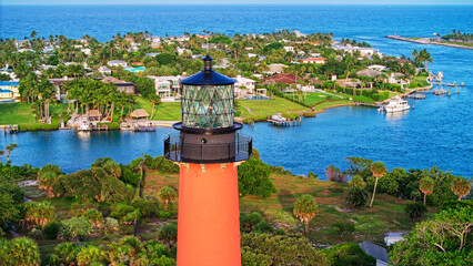 aerial view of Jupiter Inlet © Bruce
