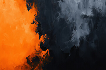 Generic halloween background orange and black, room for text