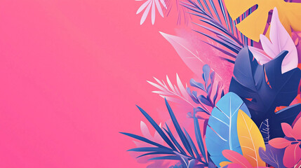 pink floral background with flowers