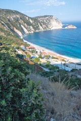 Amazing view of Petani Beach, Cephalonia,  Greece