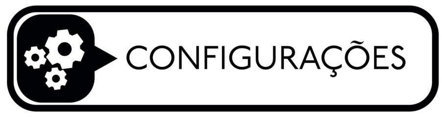 BOTÃO INTERNET, BOTÃO DE CONFIGURAR, CONFIGURAÇÕES, CONFIGURAÇÃO