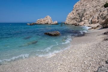 Amazing view of Petani Beach, Cephalonia,  Greece