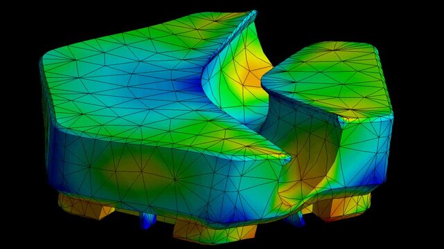 Mechanic simulation engineering - Stress and breakpoint analysis of different tiles under force and moment conditions