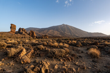 Roque Cinchado, Rocks and Mount Teide, Tenerife