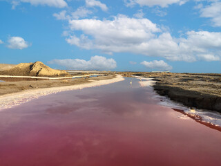 salin de aigues-mortes in the Camarque, France