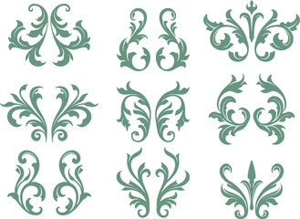 Luxury vintage ornament