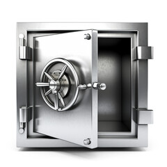 Silver steel safe