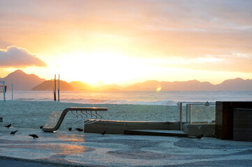 Sunrise Copacabana Beach - rio de Janeiro 