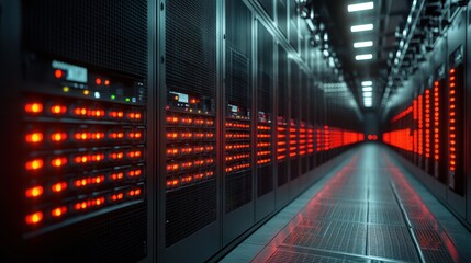 Fototapeta premium facility battery energy storage