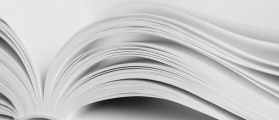 Close-up of a book's open pages