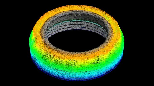 Mechanic simulation engineering - Stress and breakpoint analysis of bottle cup under force and moment conditions