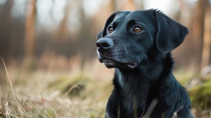 Black Labrador in Nature