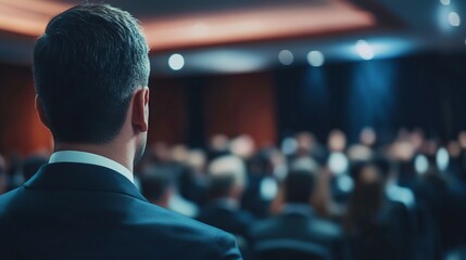 Fototapeta premium Business Conference Attendee