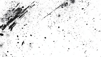 Obraz premium Abstract Black and White Ink Splash