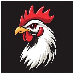 vector chicken logo " ai generator "