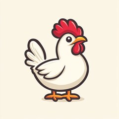 vector chicken logo " ai generator "