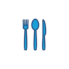 spoon and fork icon vector. spoon, fork and knife icon vector. restaurant icon