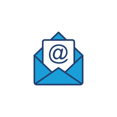 Mail icon vector. email icon vector. E-mail icon. Envelope illustration