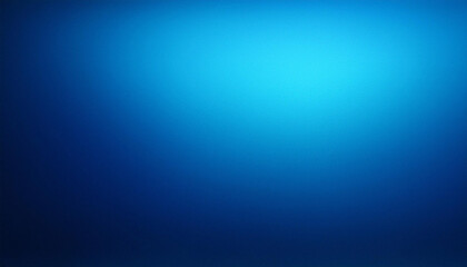 Fototapeta premium Abstract blue gradient background. Smooth blur gradient with grainy noise texture. Futuristic minimalist modern luxury background