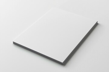 Blank A4 Paper Mockup on Isolated Background created with Generative AI