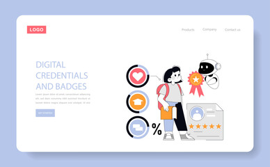 education. Flat Vector Illustration