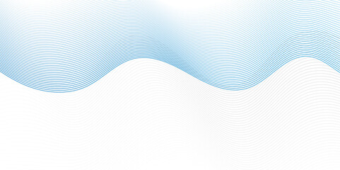 Vector Abstract blue blend digital wave lines and technology transparent background. Minimal carve wavy white flowing wave lines and glowing moving line. Futuristic sound wave lines background.
