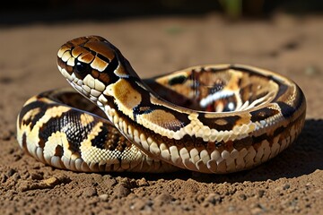 Fototapeta premium Ball Python Africa