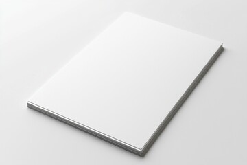 Blank A4 Paper Mockup on Isolated Background created with Generative AI