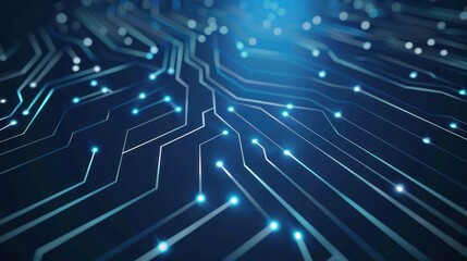 Abstract Circuit Board Background