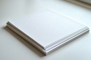 Blank A4 Paper Mockup on Isolated Background created with Generative AI