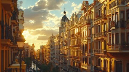 traditional buildings from a aerial view, AI generated