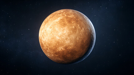 Realistic 3D Render of Venus - Perfect for Space, Astronomy, and Science Projects