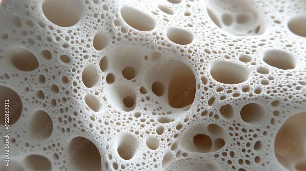 Aufkleber delicate organic patterns display unique textures and openings reminiscent of coral formations