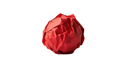 Crumpled paper  transparent background