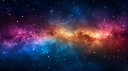 Cosmic Nebula Background with Stars and Galaxy for Your Designs