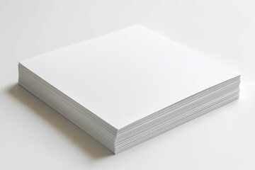 Blank A4 Paper Mockup on Isolated Background created with Generative AI