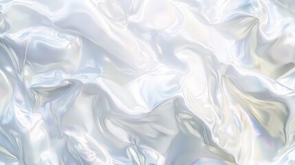 Obraz premium Shining Fluid Fabric: Captivating image of flowing fabric, its graceful folds and luminous texture, creating a visually rich display.