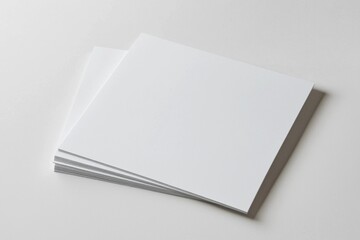 Blank A4 Paper Mockup on Isolated Background created with Generative AI