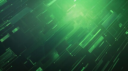 Abstract Green Tech Background 