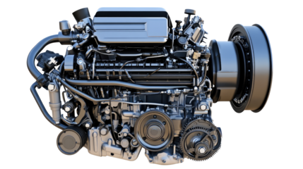 Engine transparent background