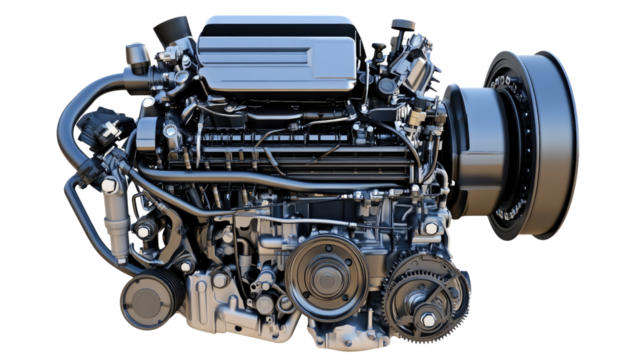 Engine transparent background