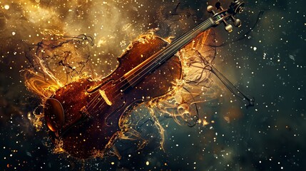 Fototapeta premium the greatest musical banner for facebook, music lifetsyle, music forever,generative ai
