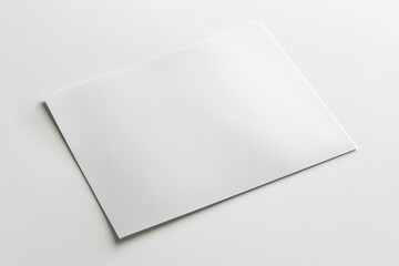 Blank A4 Paper Mockup on Isolated Background created with Generative AI