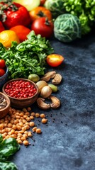 Global Awareness for World Food Day and Vegetarianism, Embracing Sustainable and Healthier Diets for a Better Tomorrow, Food Close-up, suitable for food blogs and food websites