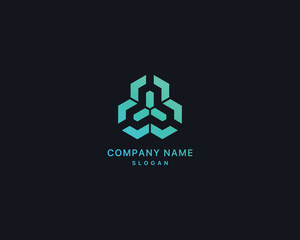 Design an illustration of a company logo idea vector