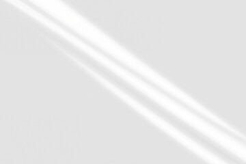 Geometric Light and Shadow Pattern on White Wall