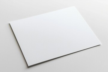 Blank A4 Paper Mockup on Isolated Background created with Generative AI
