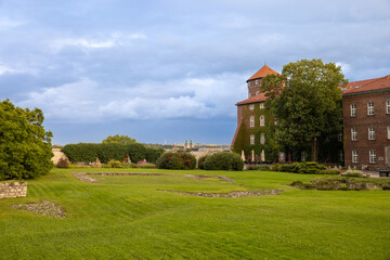 Fototapeta premium Medieval Wawel Castle in Krakow, Poland
