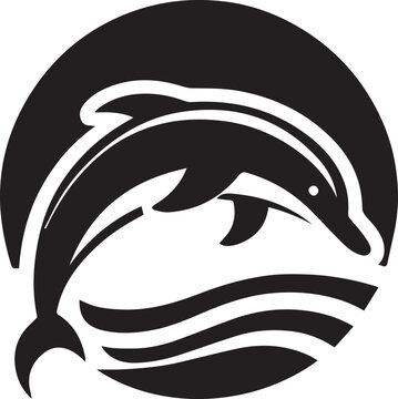 recommend clip art: dolphin silhouette black illustration vector, dolphin logo vector silhouette,