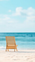 Fototapeta premium A serene beach scene envisioned during a therapy session